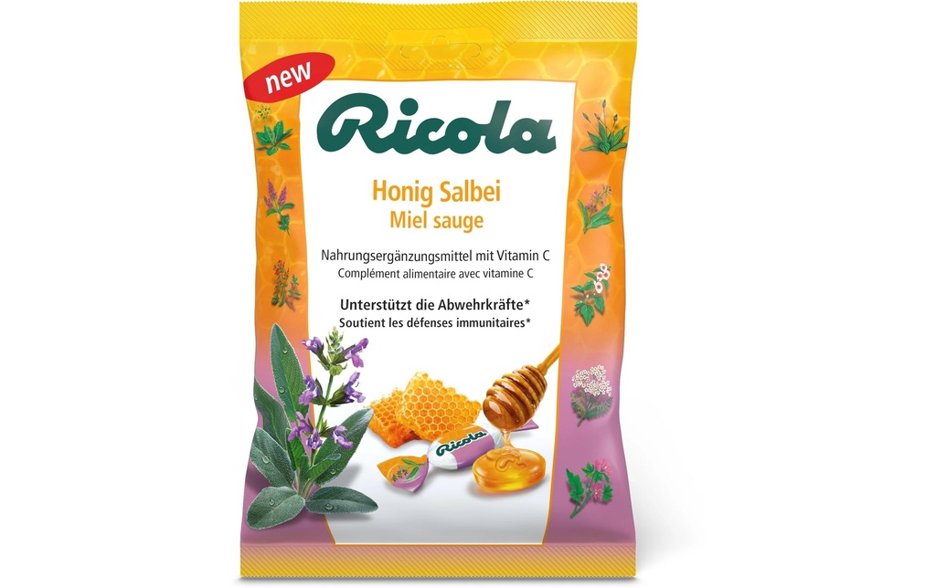 Ricola Bonbons Sauge au miel 75 g