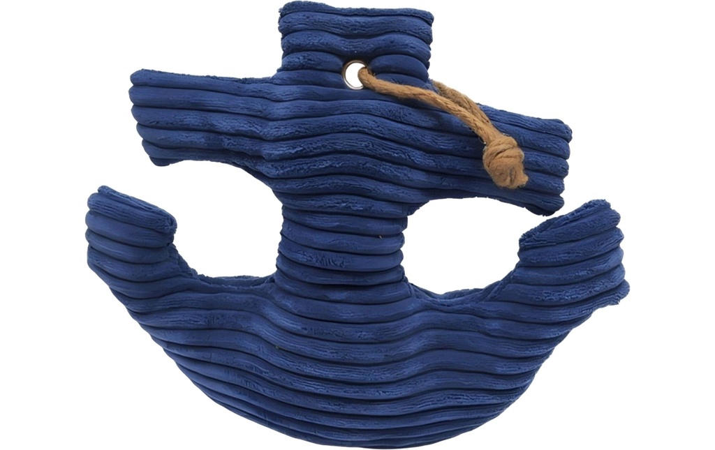 relaxdays Protection de porte Ancre 38 cm bleu foncé