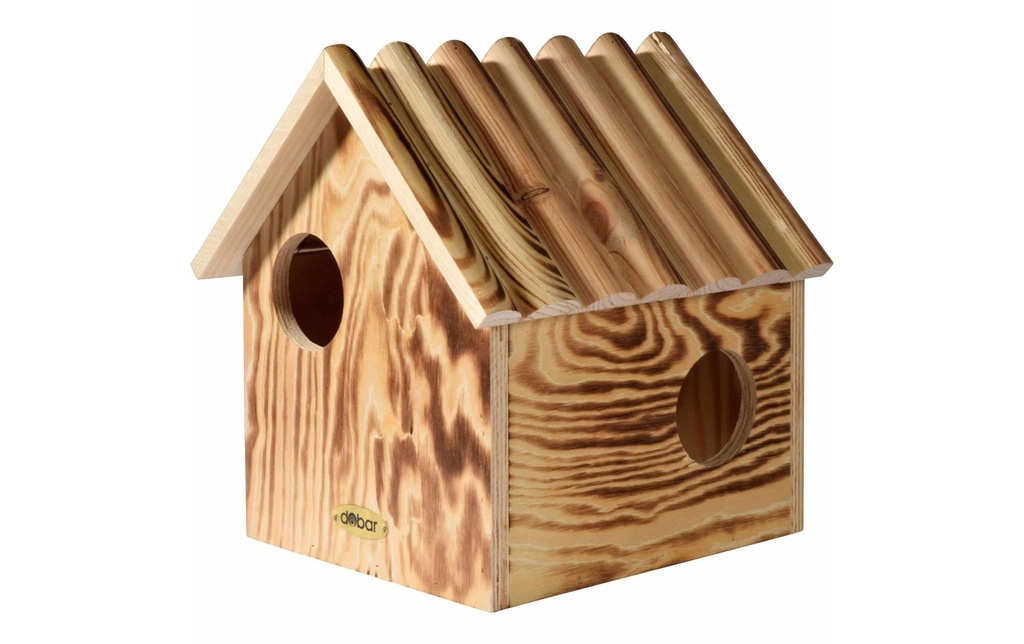 dobar Niche pour écureuils avec 3 entrées, 26 x 26 x 29 cm