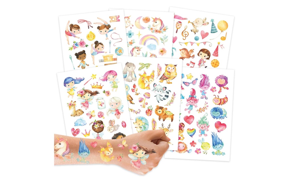 Papierdrachen Kits de tatouage Fées et trolls