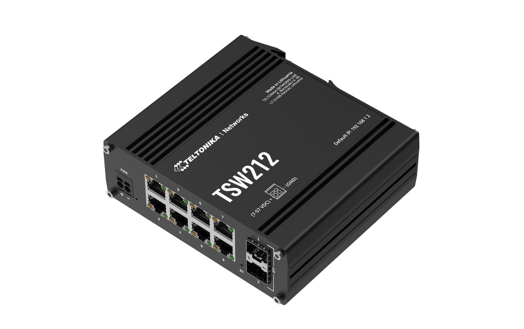 Teltonika Switch sur rail TSW212 10 ports