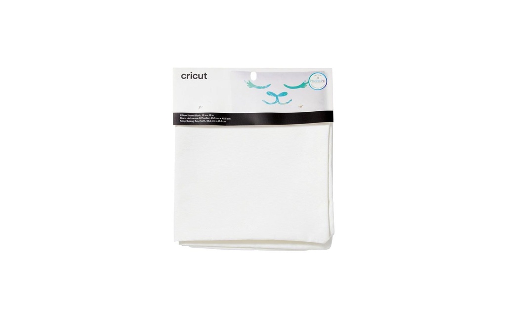 Cricut Housse de coussin Infusible Ink Housse de coussin d'encre 45 x 45 cm, Blanc