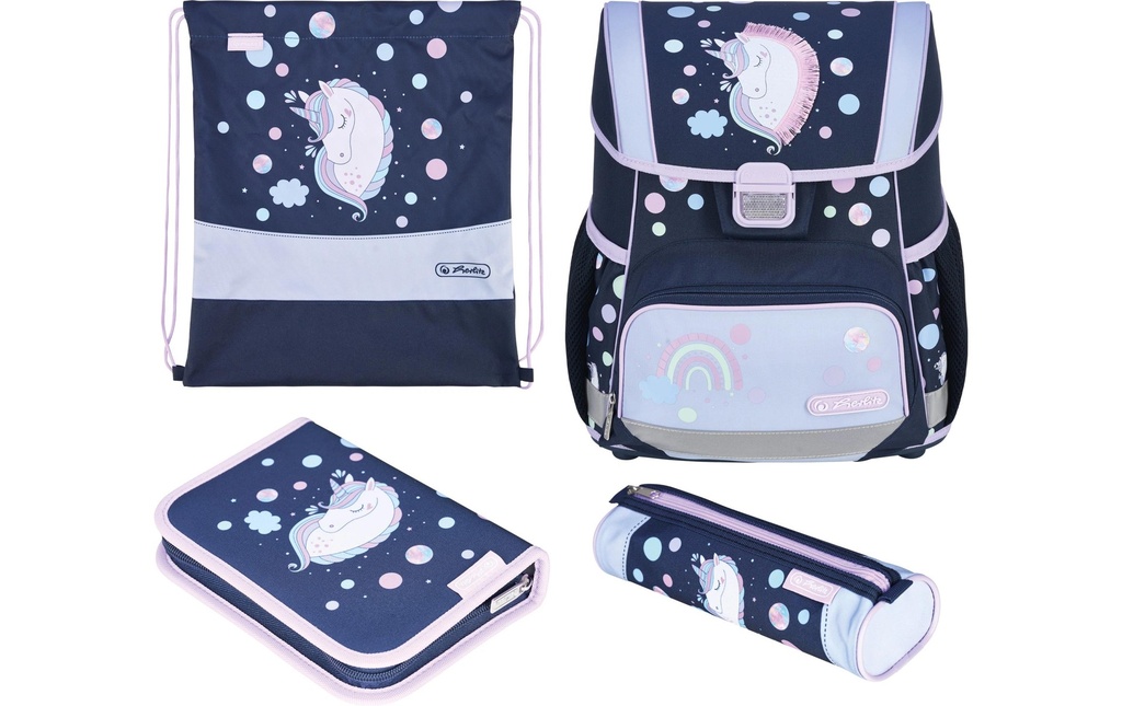 Herlitz Set de cartable Loop Plus Unicorn 17 l