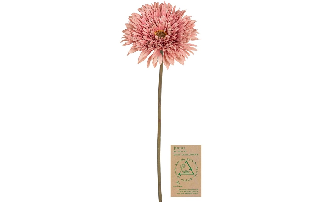 Botanic-Haus Fleur artificielle Gerbera, vieux rose, 63 cm