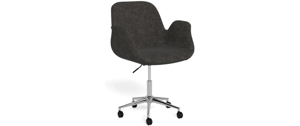 AC Design Chaise pivotante Beth, Gris foncé