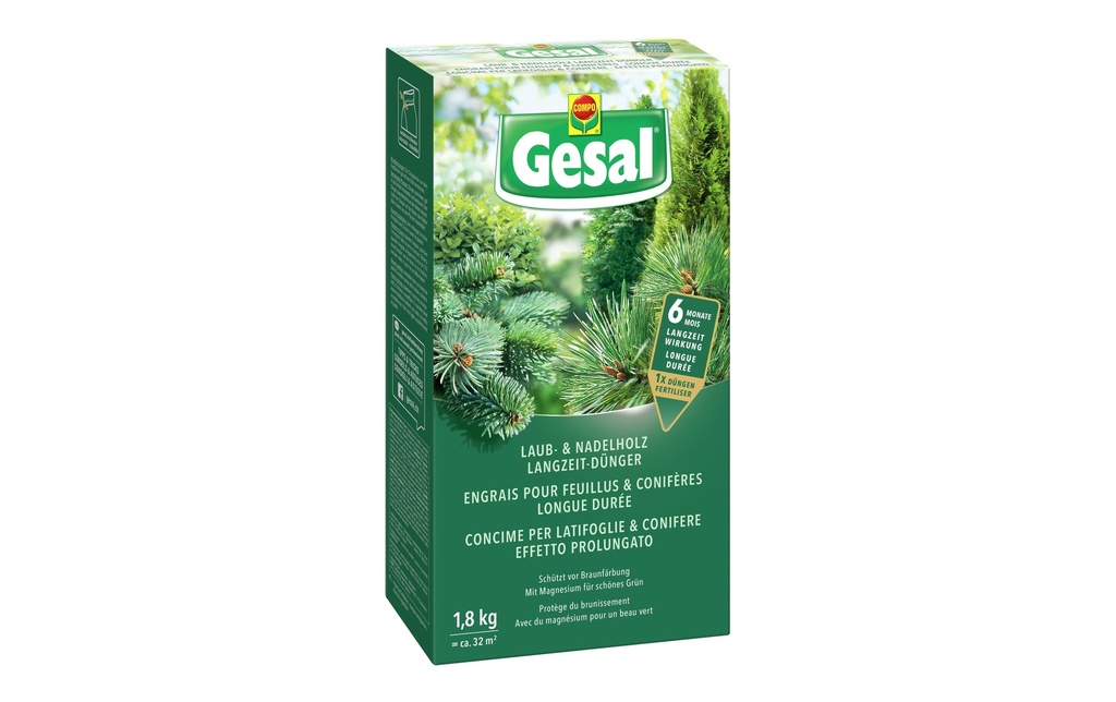 Gesal Engrais longue durée pour feuillus et conifères 1.8 kg