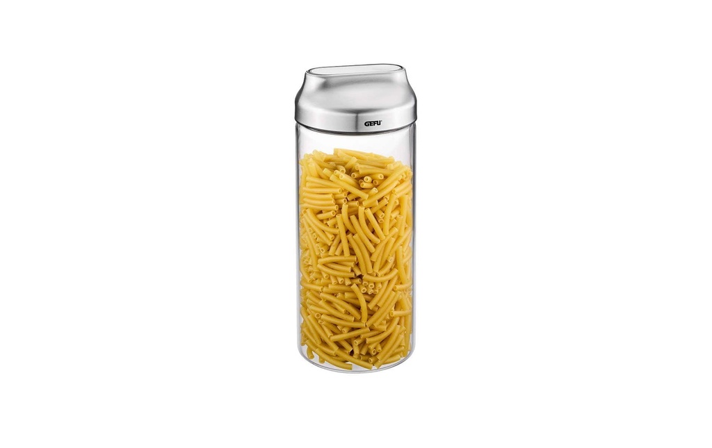 GEFU Boîte à provisions Kippo 1.3 l, Transparent
