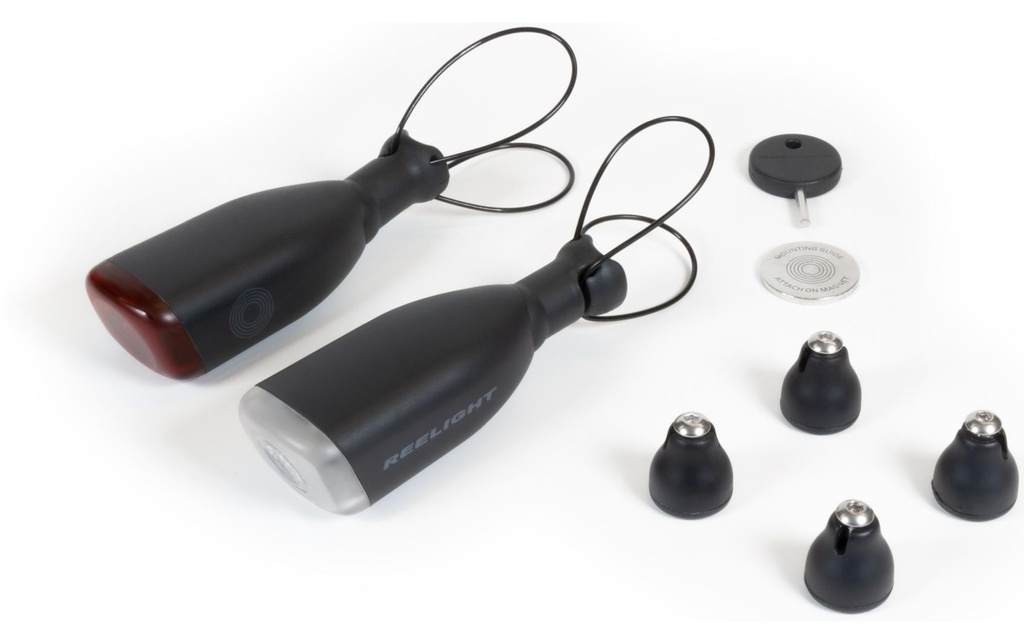 Reelight Lampe de vélo CIO+ Reepower Set de feux clignotants 8 pièces