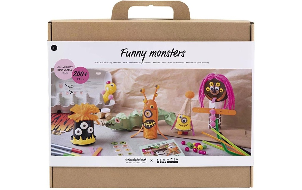 Creativ Company Kits de bricolage Mix Monstres amusants