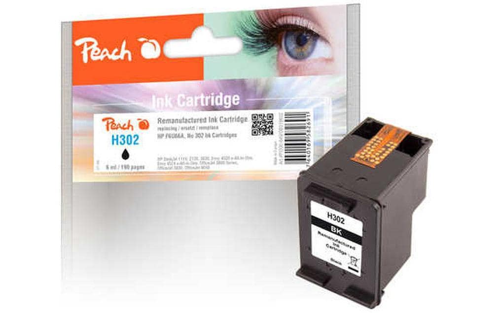 Peach Encre HP Nr. 302 (F6U66A) noir