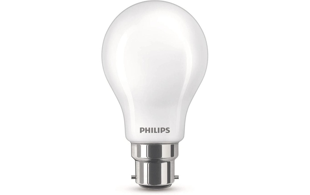 Philips Lampe LEDcla 60W B22 A60 WW FR ND Blanc chaud (WW)