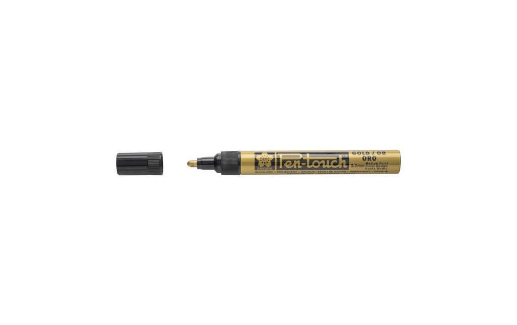 Sakura Marqueur peinture Pen-Touch 2,0 mm, M, Doré