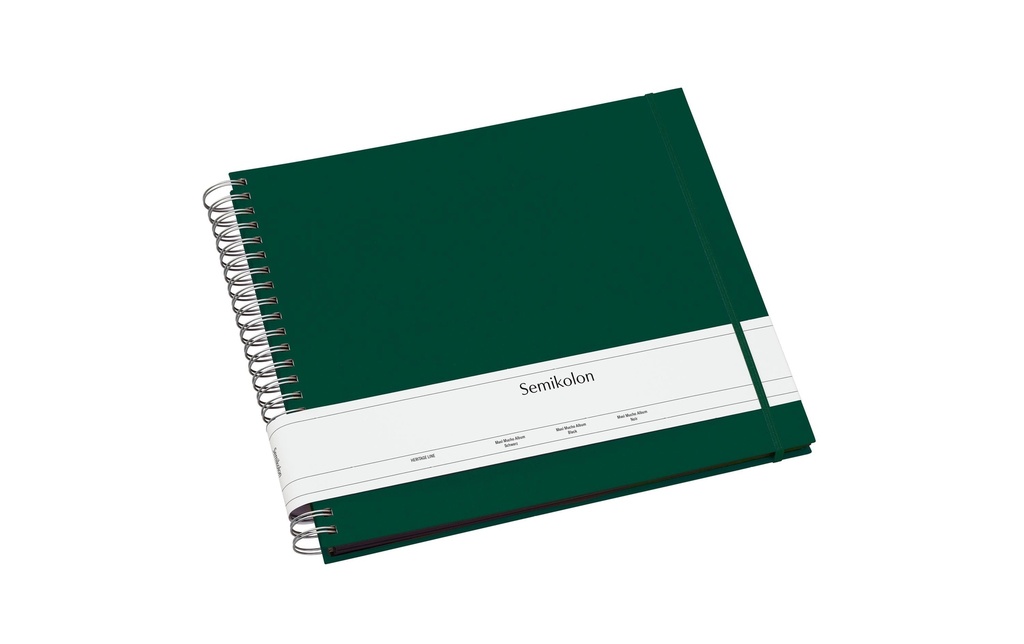 Semikolon Album photo Maxi Mucho Vert foncé, pages noires