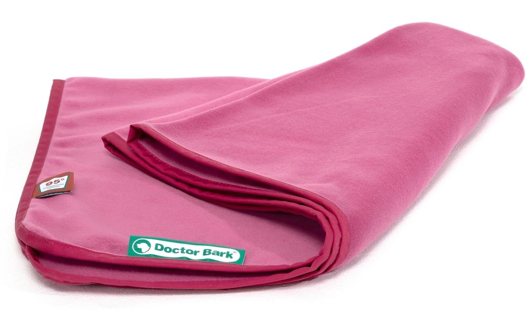 Doctor Bark Couverture pour chien Fleece M Hot pink, 100 cm x 70 cm