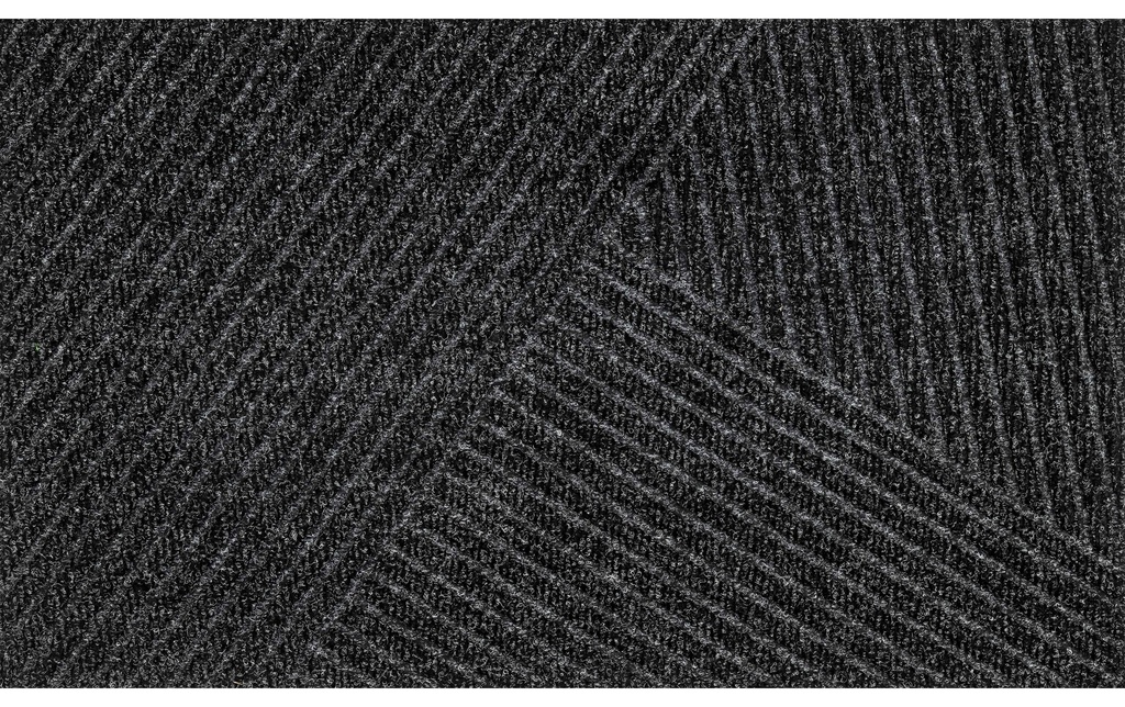 wash+dry Tapis de sol Dune Stripes 45 cm x 75 cm, gris foncé