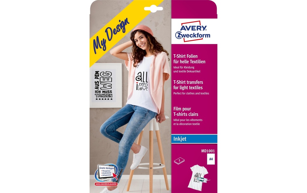 Avery Zweckform Film thermocollant Avery Jet d'encre