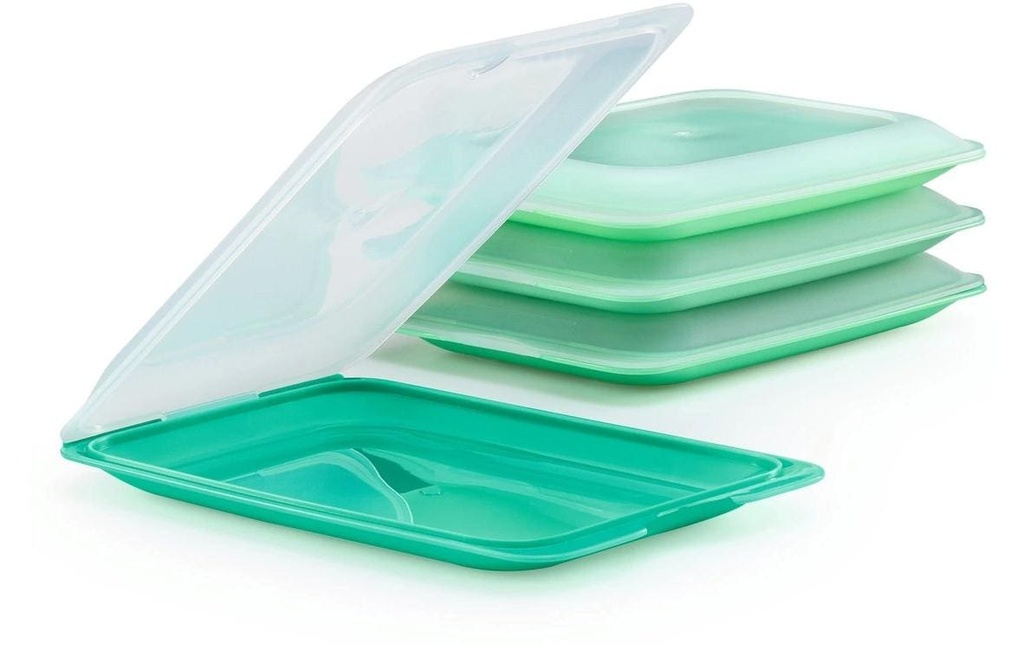 EASYmaxx Récipients à provisions 8 pièces, Vert
