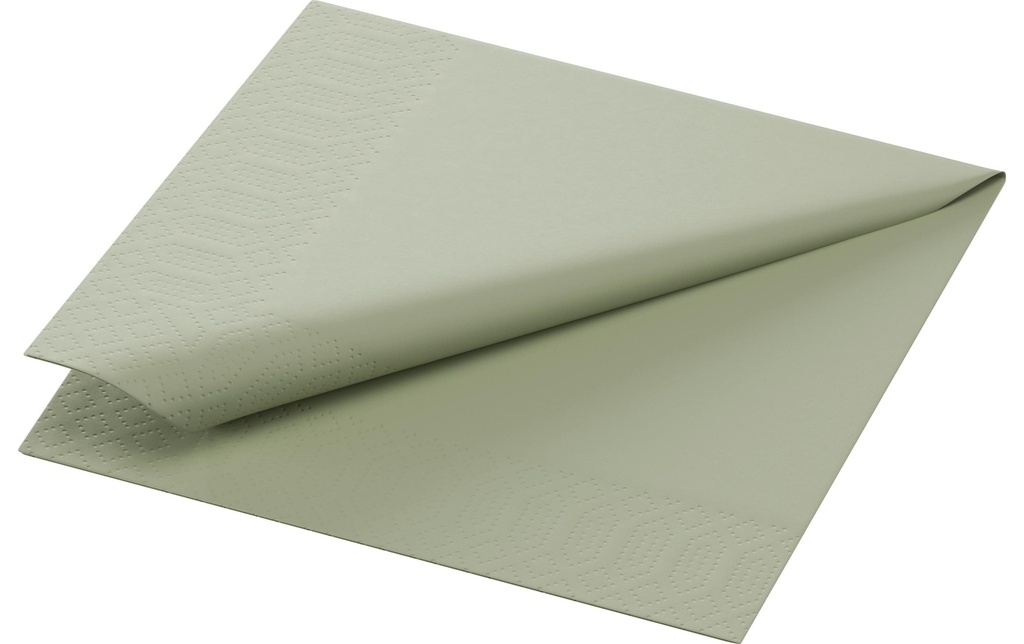 Duni Serviettes en papier Tissue 24 cm x 24 cm, 250 Pièce/s, Pistache
