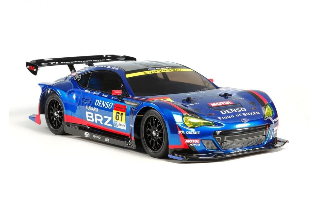 Tamiya Voiture de tourisme Subaru BRZ R&D, TT-02, Kit de construction avec ESC, 1:10