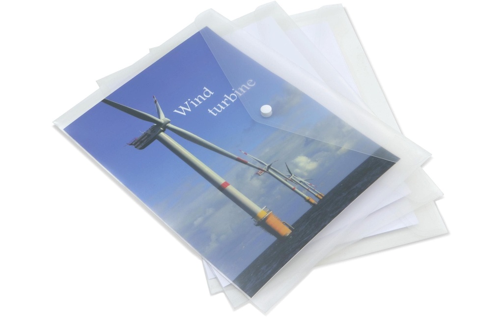 Rapesco Dossier de documents Eco Transparent, 5 pièces