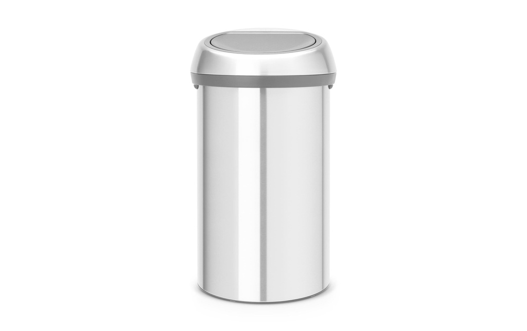 Brabantia Poubelle touch Touch Bin Anti-empreinte digitale  60 l, Matt Steel