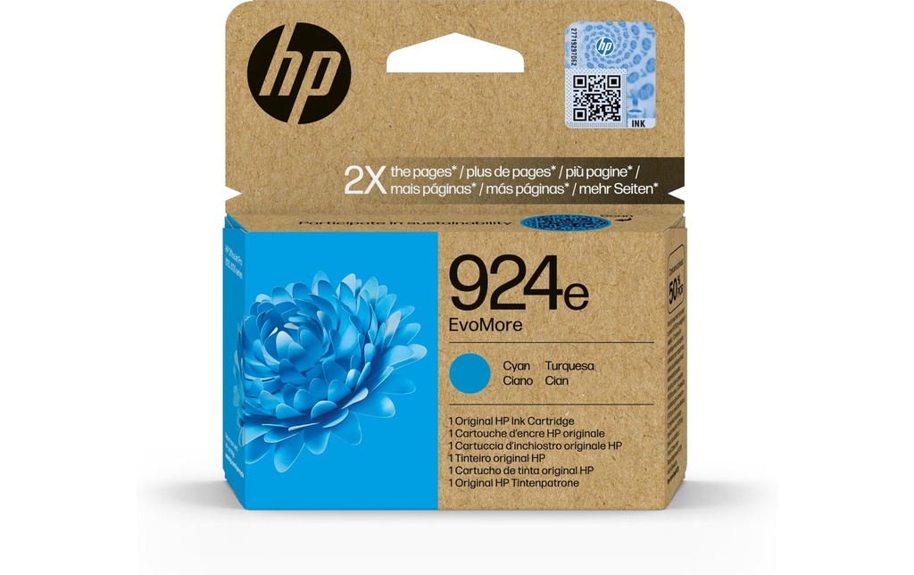 [770924100] HP HP cart.d'encre 924E cyan