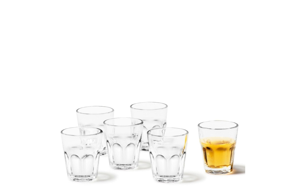 LEONARDO Verre à schnaps Stamper, Rock 50 ml, 6 Pièce/s, Transparent 
