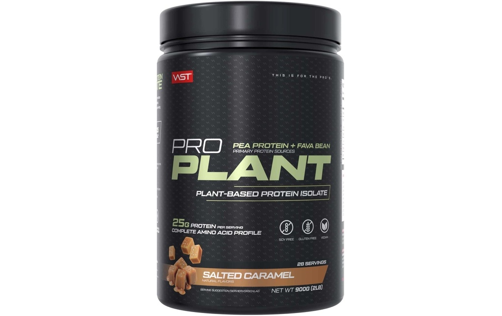 VAST Poudre Isolat de protéines végétales Pro Caramel salé