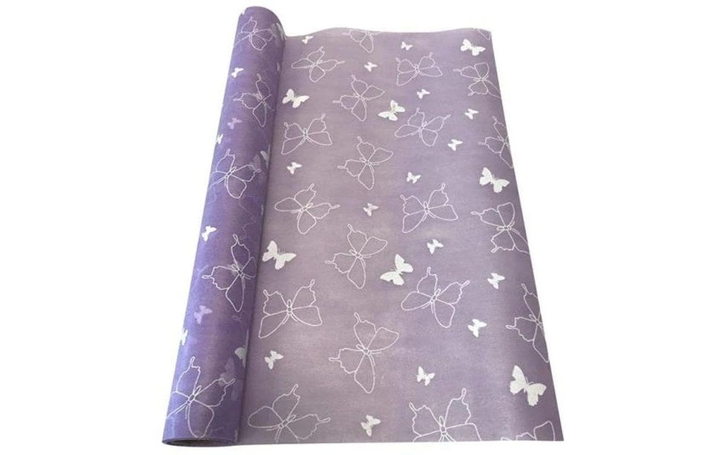 Dameco Tissu Papillon non tissé 36 cm x 300 cm, Violet