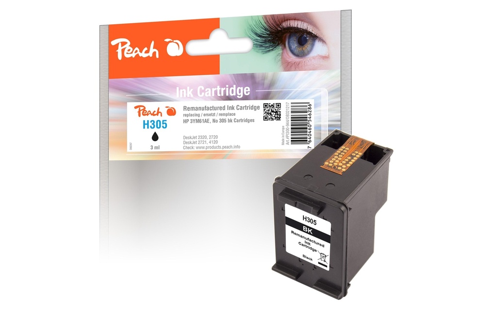 Peach Encre HP Nr. 305 / 3YM61AE noir