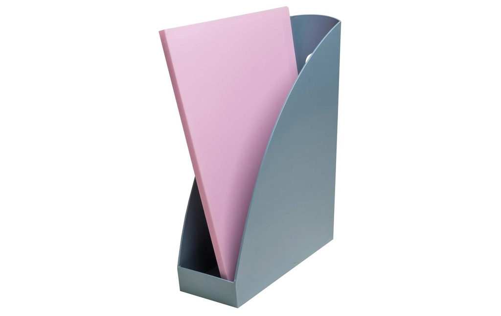Exacompta Porte-revue Mag-Cube Autentik, A4+, bleu-gris