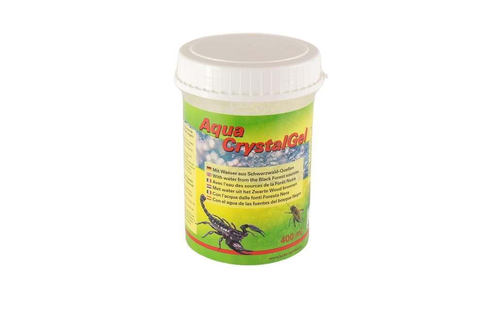 Lucky Reptile Aliment complémentaire Gel Aqua Crystals 400 ml