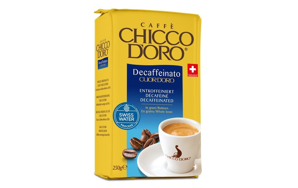 Chicco d'Oro Grains de café Cuor d'Oro décaféiné 250 g