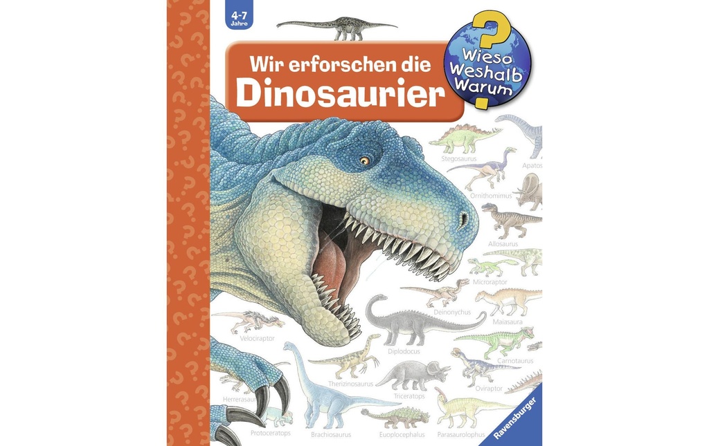 Ravensburger Livres pratiques pour enfants WWW Nous explorons les dinosaures.