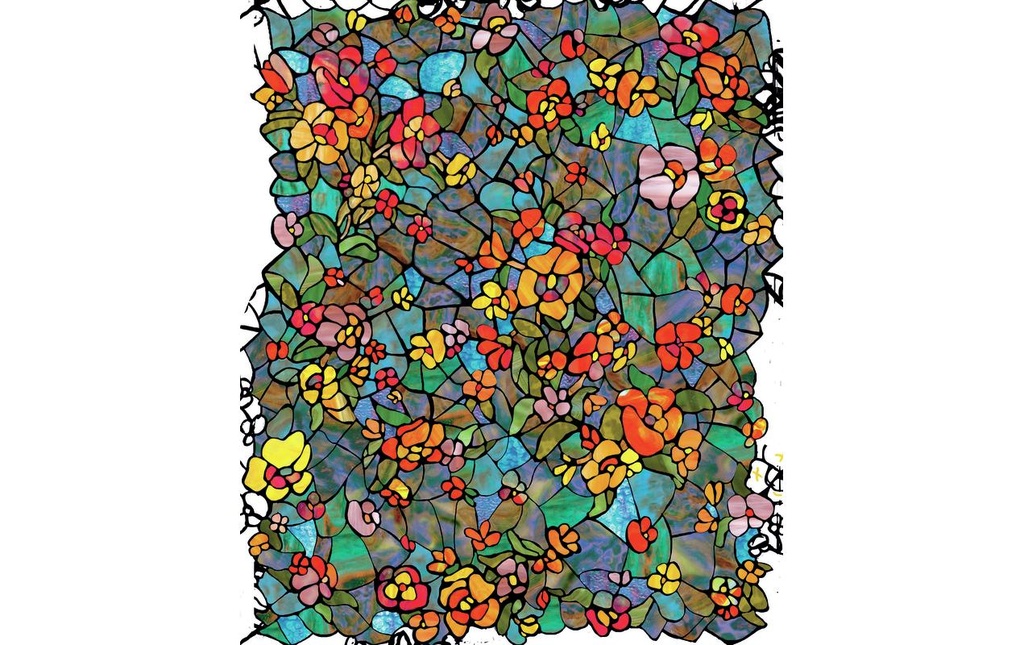 d-c-fix Film de fenêtre Venetian Garden 45 x 150 cm