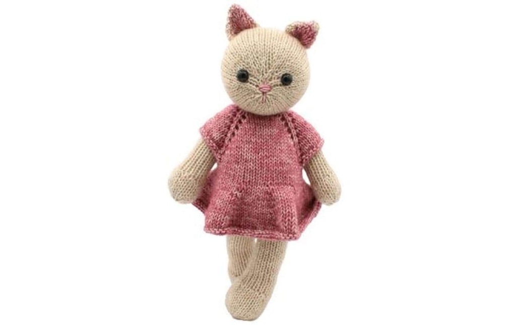 Hardicraft Set da lavoro a maglia Chat Emma 25 cm