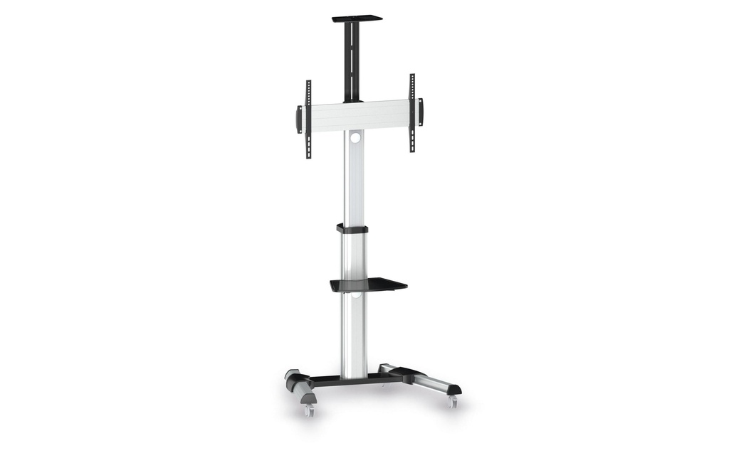 PureMounts Trolley TV PMP PDS-0001C Noir/Argenté