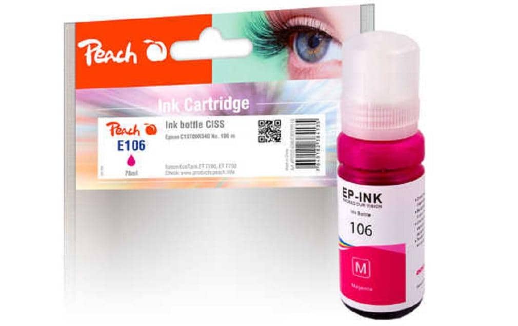Peach Encre Epson 106 (C13T00R340) Magenta