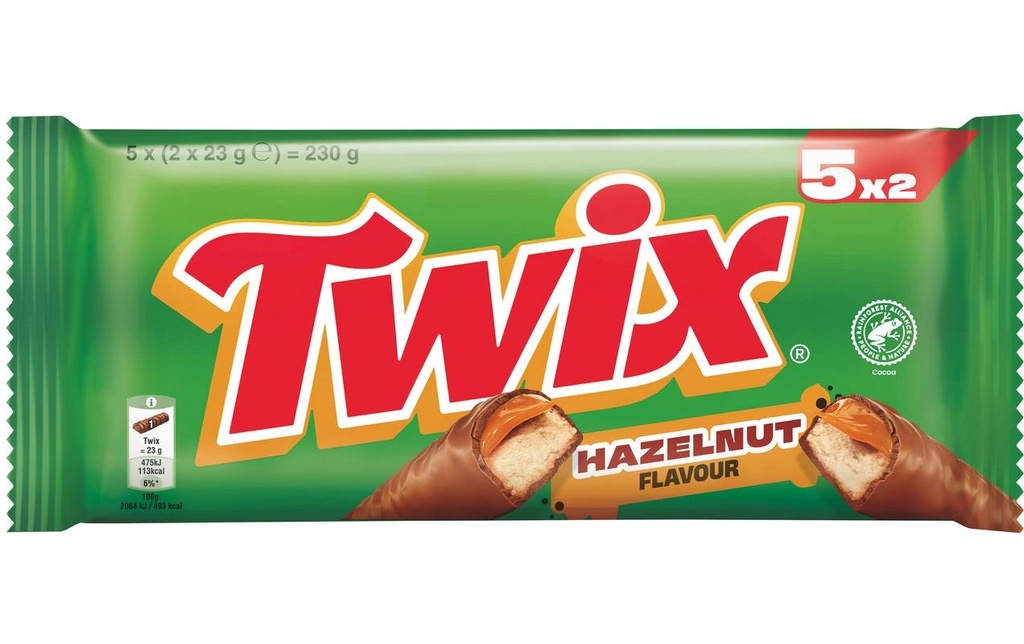 Twix Barre Multipack Hazelnut 5 x 46 g