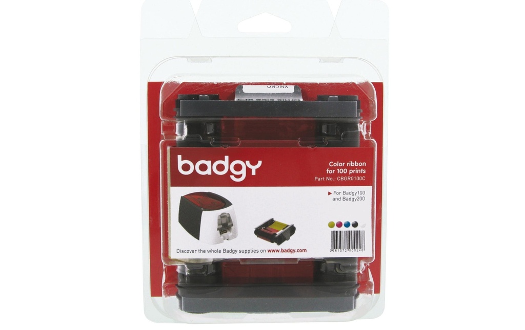 Evolis Ruban encreur CBGR0100C / Badgy 100 / 200