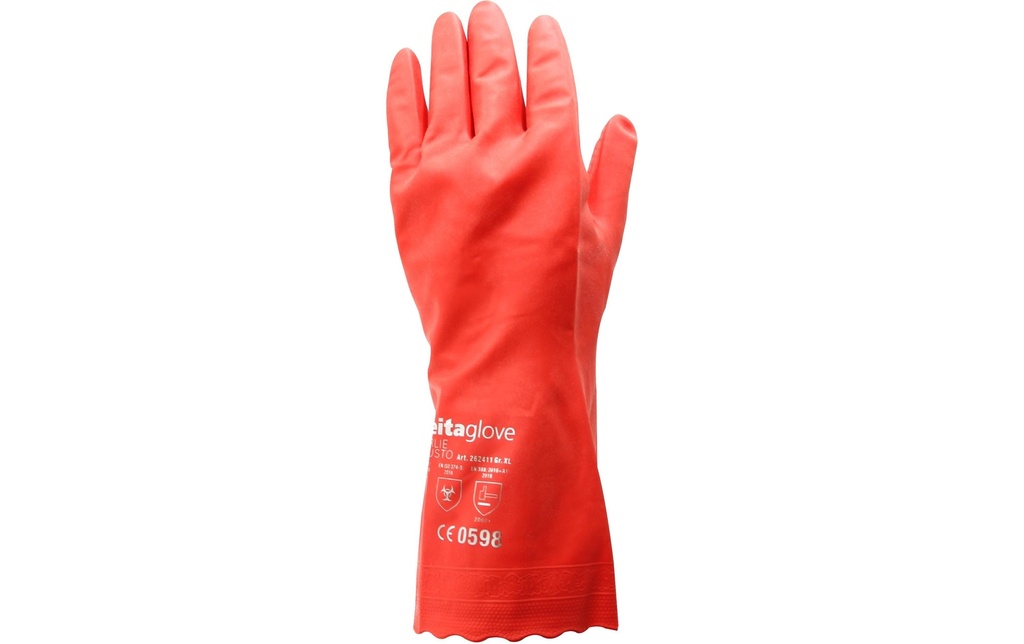 Weita Gant de nettoyage Charlie Robusto XL 1 Pièce/s, Rouge