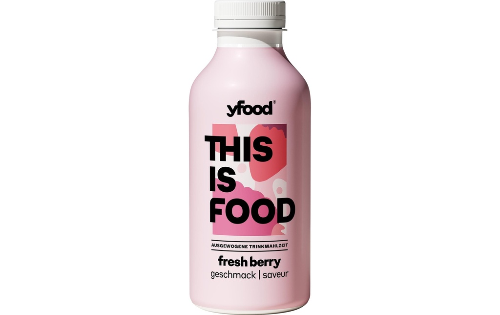 YFOOD Repas à boire Fresh Berry 500 ml