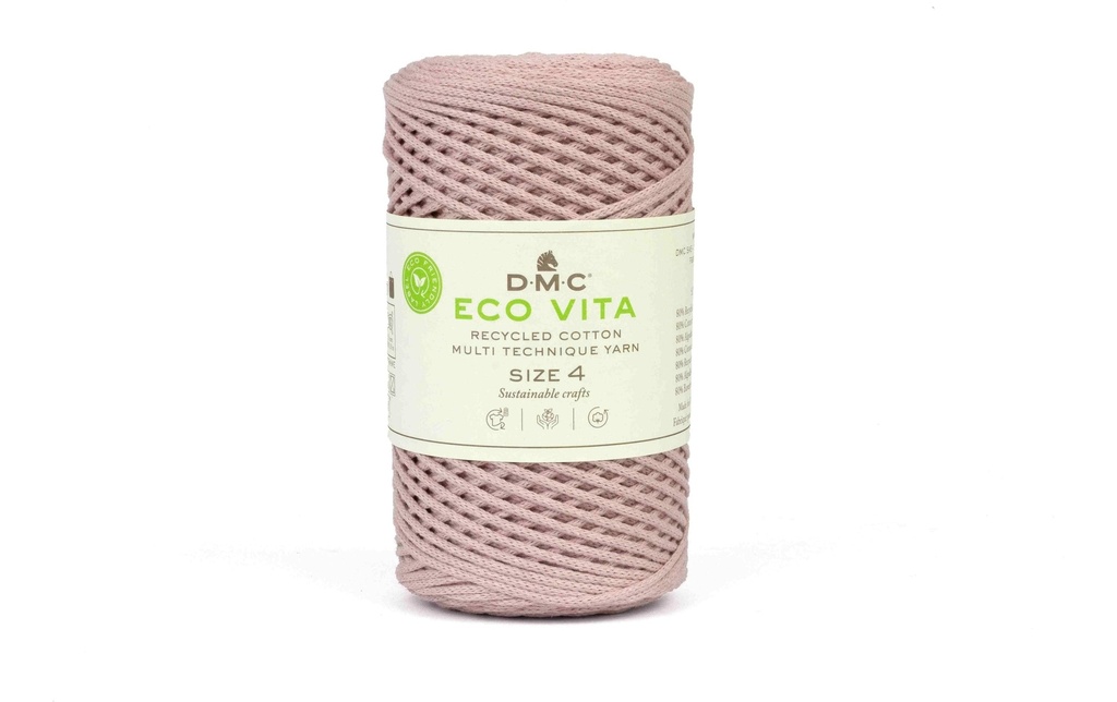 DMC Fil de coton Eco Vita 4 Rose clair