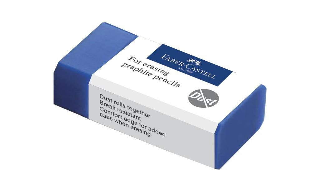 Faber-Castell Gomme Dust-Free Bleu foncé