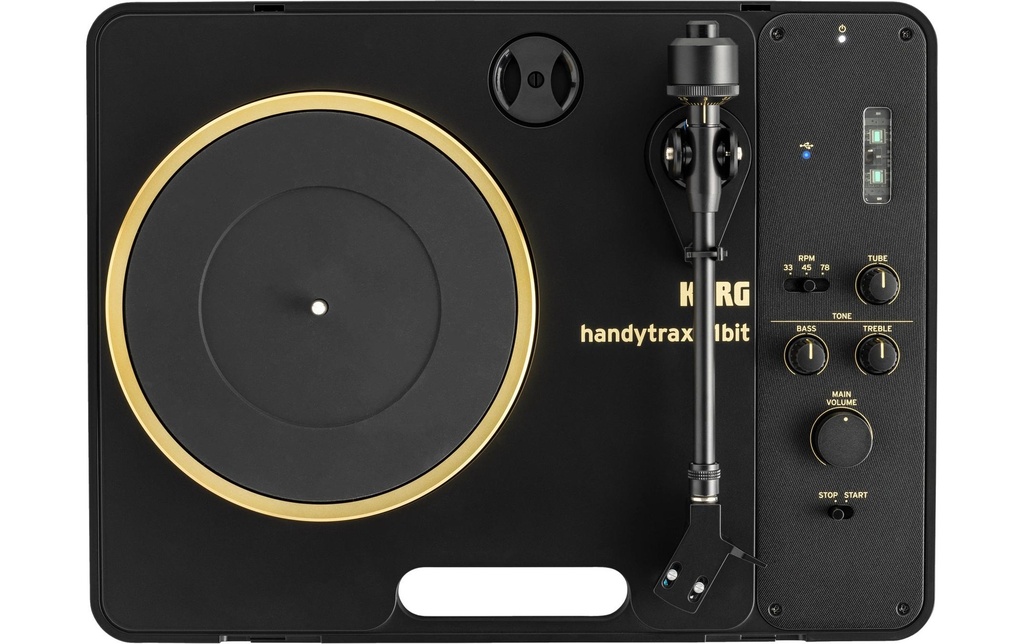 Korg Tourne-disque handytraxx 1bit Noir