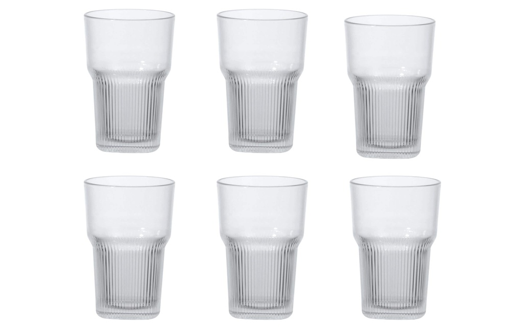 Arcoroc Verre à long drink Starline 420 ml, 6 Pièce/s, Transparent