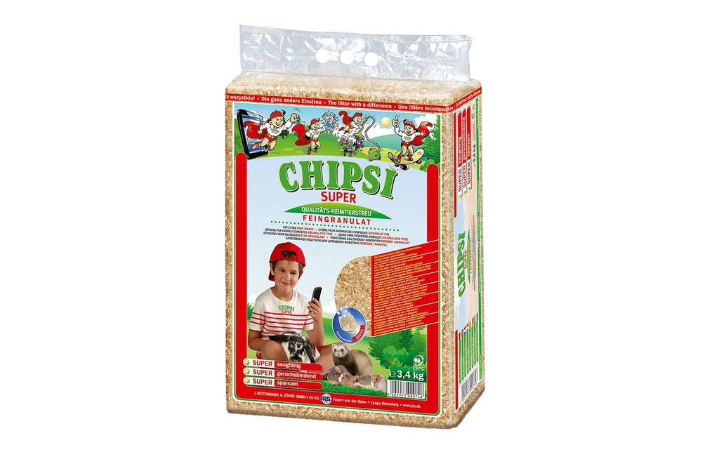CHIPSI Litière Super granulés, 3.4 kg