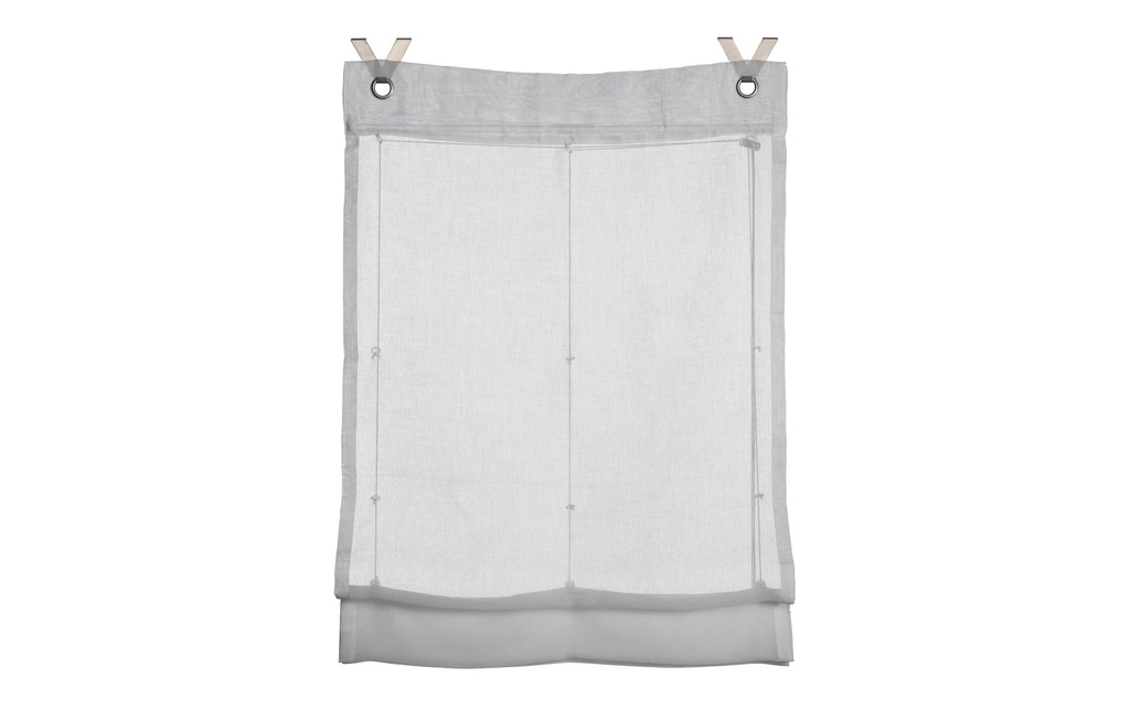 Gardinia Crochet aspect inox, lot de 2