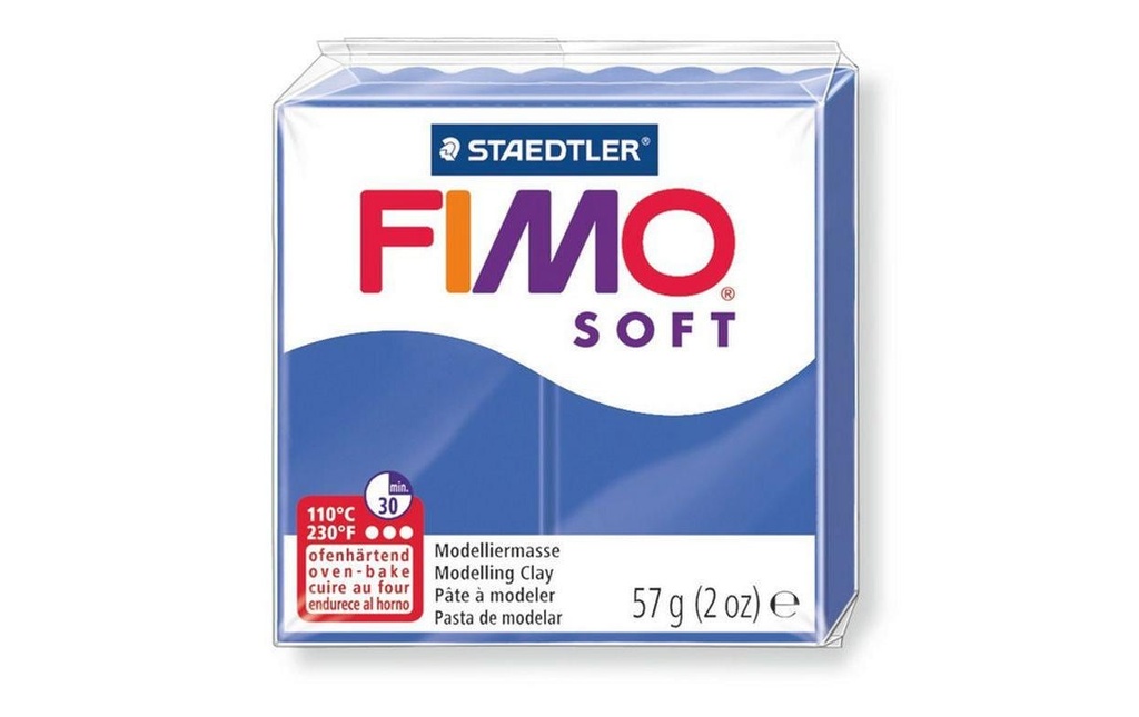 FIMO FIMOsoft bloc bleu brillant