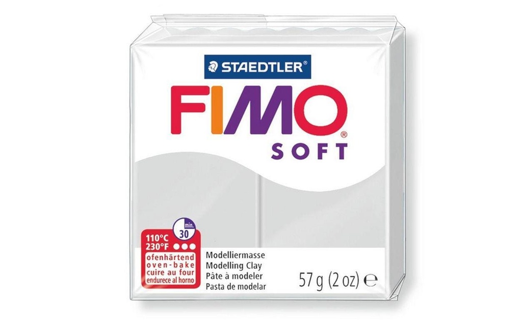 FIMO FIMOsoft bloc gris dauphin